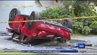 Continúan investigaciones por accidente de auto en edificio de Costa del Este