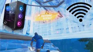 J'ai testé la fibre sur un PC à 144FPS, regardez le résultat.. 🤩 (Fortnite Highlights Manette)