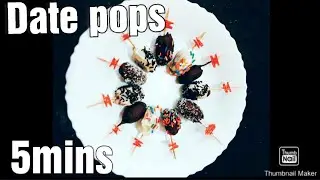 Date pops/stuffed date pops in pai's kitchen/chocolate date delights/Dubai style choco-date pops
