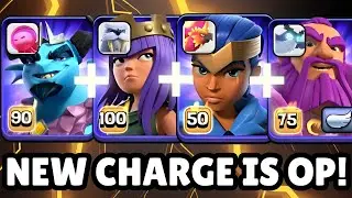 QUAD HERO CHARGE is REAL... And it SMASHES Bases! | Clash of Clans