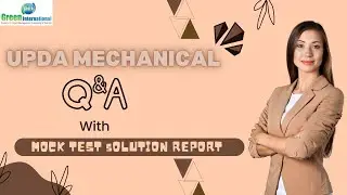 UPDA Mechanical Mock Test Solution Report.