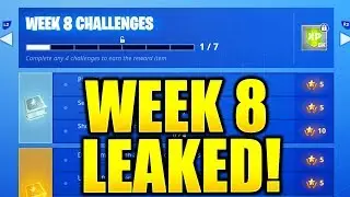 FORTNITE SEASON 7 WEEK 8 CHALLENGES LEAKED! WEEK 8 ALL CHALLENGES EASY GUIDE SEASON 7 CHALLENGES!