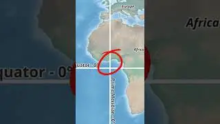 What exists at the place where Equator and the Prime Meridian cross each other?🤷&zwj;♂️ #geography