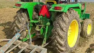 John deere 5205 tractor with deluxe harrow amazing performance videos 