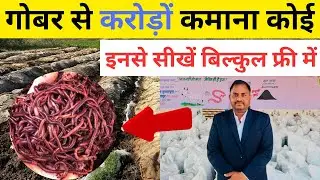 घर बैठें गोबर से कमाओ करोड़ों रुपए ।।Vermi Composting Businesses #vermicompost #earthworm