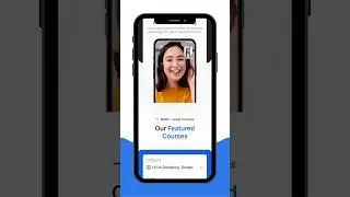E-Learning Mobile App Landing Page UI Kit | Online Learning App Platform Landing Page | Marketing