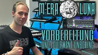 🌚 M'ERA LUNA VORBEREITUNG & EQUIPMENT UNBOXING! 📦 | Studio-Vlog #01
