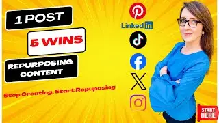 Turn 1 Post Into 5 Pieces Content: The Art and Ease of Repurposing! 