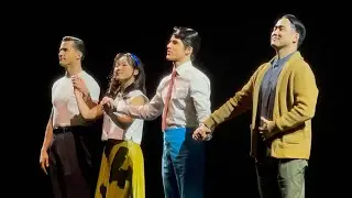 Maybe Happy Ending Musical Broadway 500th Show - Curtain Call Bows - Belasco Theatre - NYC - 1/23/26