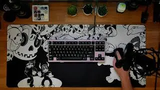 F1-88 with lubed Cherry MX Black Hyperglides Typing ASMR (Typing Test)