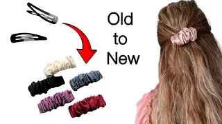 ⭐️Diy Scrunchie Barrette - Easy SewingTutorial