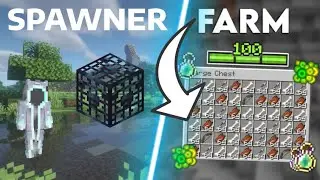 Unlimited Bones & Rotten Flesh! Auto Mob Farm in Minecraft