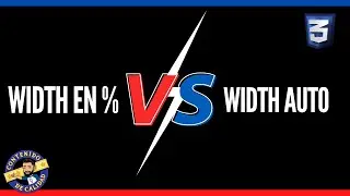 CSS COURSE from ZERO 2021 Width en % vs Width auto