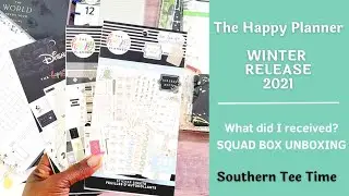 NEW HAPPY PLANNER WINTER RELEASE 2021 | DETAILED FLIP-THRU | SQUAD BOX UNBOXING