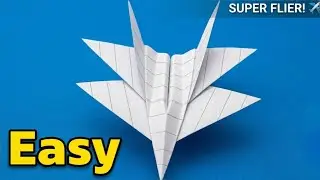 How To Make The Best Paper Fighter Jet | 5 Minute Craft Ideas