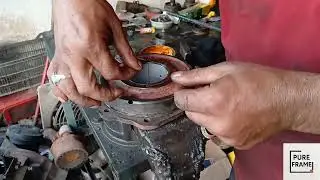 Installing the Bearing Side on a Lister Water Pump | Precision Mechanical Work