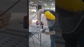 galvanized cable  tray installation, elbow 90 side ,