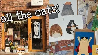 Seoul Cat Stationery Shops and Haul (연남동 문구점, 고양이 문구하울)