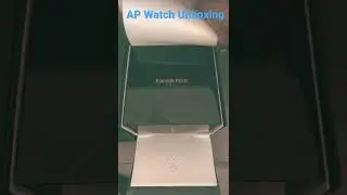 Audemars piguet watch box unboxing #audemarspiguet #watch #luxurywatches #audemarspiguetwatch