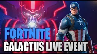 Fortnite - Captain America Faces Galactus In Marvel Live Event (Subtitles, NO Commentary, PS4)