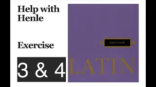 Help with Henle Chapter 1: Exercises 3 & 4
