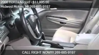 2008 Honda Accord for sale in Plainwell, MI 49080 at the Mid