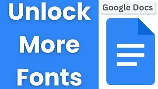 Google Docs: Unlock Hidden Fonts