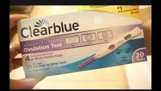 How to Get Pregnant|Clearblue Advanced Digital Ovulation Test| Live Test | Trying to Conceive Ep. 1