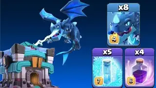 Electro Dragon Freeze Attack on Th13 | Super EASY Th13 Air Attack Strategy 2020