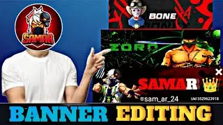How to Make a Banner Like @bonex4_ff & @zoroffxx  | Gaming Banner Editing Tutorial