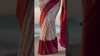 Janani Iyer Hot Saree Reel 🧡 #jananiiyer