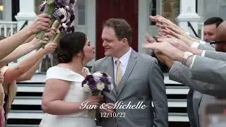 Need a wedding videographer in the DC Metro area? sample here : Michelle & Ian Wedding 12/10/22