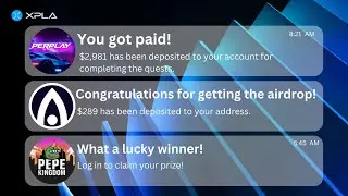 XPLA's Gaming Powerhouse: 3 Partnerships, 3 Airdrops!