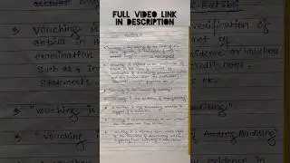 Meaning of Vouching !  Simple and easy points #education #study #shorts