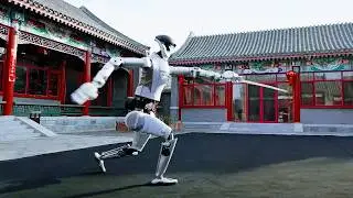 Robot Performs Lunar New Year Sword Dance: Tradition Meets Technology!