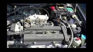 обзор работы ДВС B20B перед разбором Honda Orthia  EL3  2.0GX-S AWD