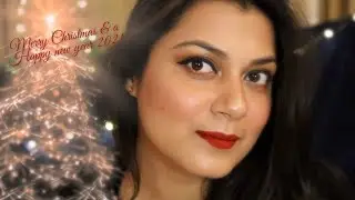 Classic Christmas/ Holiday Makeup Tutorial 2020 | Red Lips Makeup Tutorial | Relaxing | ASMR | Bold
