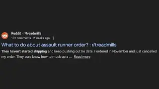 Assault Runner Situation is Crazy