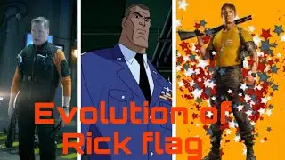 Evolution of DC Rick flag