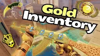THE BEST GOLD INVENTORY IN CS2 (GOLD GOLD GOLD)