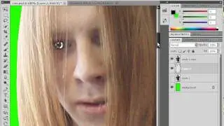 Photoshop CS5 remove objects from image and add in objects (Fire Eye) (Part 2)
