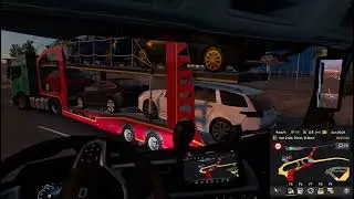 Urban Mobility on Open Roads Scooters Transport Across Spain Iveco Truck ETS 2 228 km №1