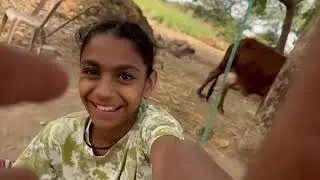 ખેતર માં મોજ કરતા બાળકો આજનો વ્લોગ 