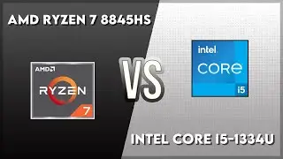 AMD Ryzen 7 8845HS vs Intel Core i5-1334U Technical Comparison