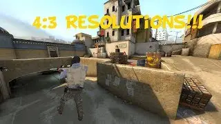 CSGO - Q9650 + GTX 1060 - 4:3 Resolutions/LOW Settings