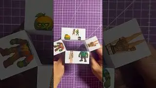 🩷PaperArt💜 #art #paper #toys #papercraft #toys #diy #comboes #cappucino