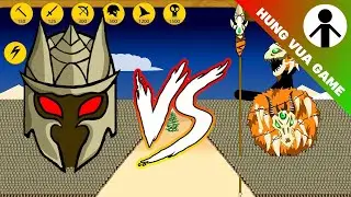 MEGA SPEARTON VS BATTLE SAVAGE SPEARTON | STICK WAR LEGACY - Hung Vua Game