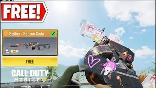 I FINALLY UNLOCKED THE FREE STRIKER-SOURCE CODE!❤️🔥#codm #callofduty #codmobile #callofdutymobile 