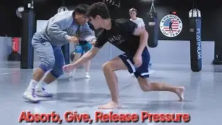 Absorb Pressure, Give Pressure, Release Pressure in Wrestling
