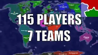 Alliance game on World map | Territorial. io #34